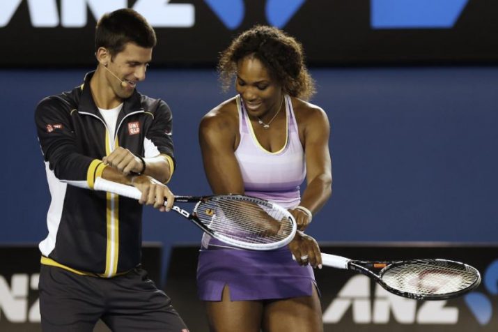Serena Williams Novak Djokovic